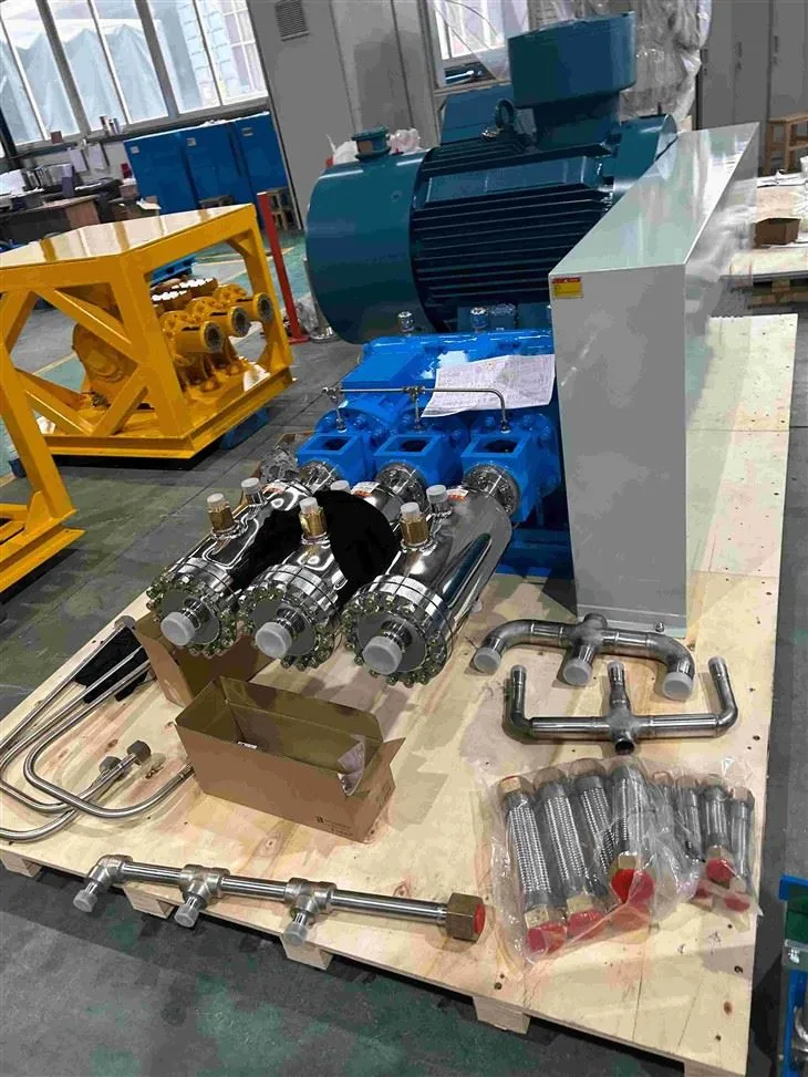 نرخ جریان بالا و پمپ پیستونی فشار بالا برای استفاده از قایق با گواهی ABS